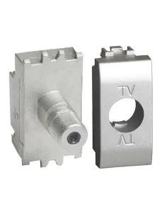 Presa TV SAT Bticino LivingLight coassiale tipo F 75 ohm Tech NT4202FN-BTI NT4202FN-BTicino