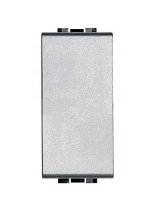 Double button Bticino Livinglight grey tech 10A NT4036N-BTI NT4036N-BTicino
