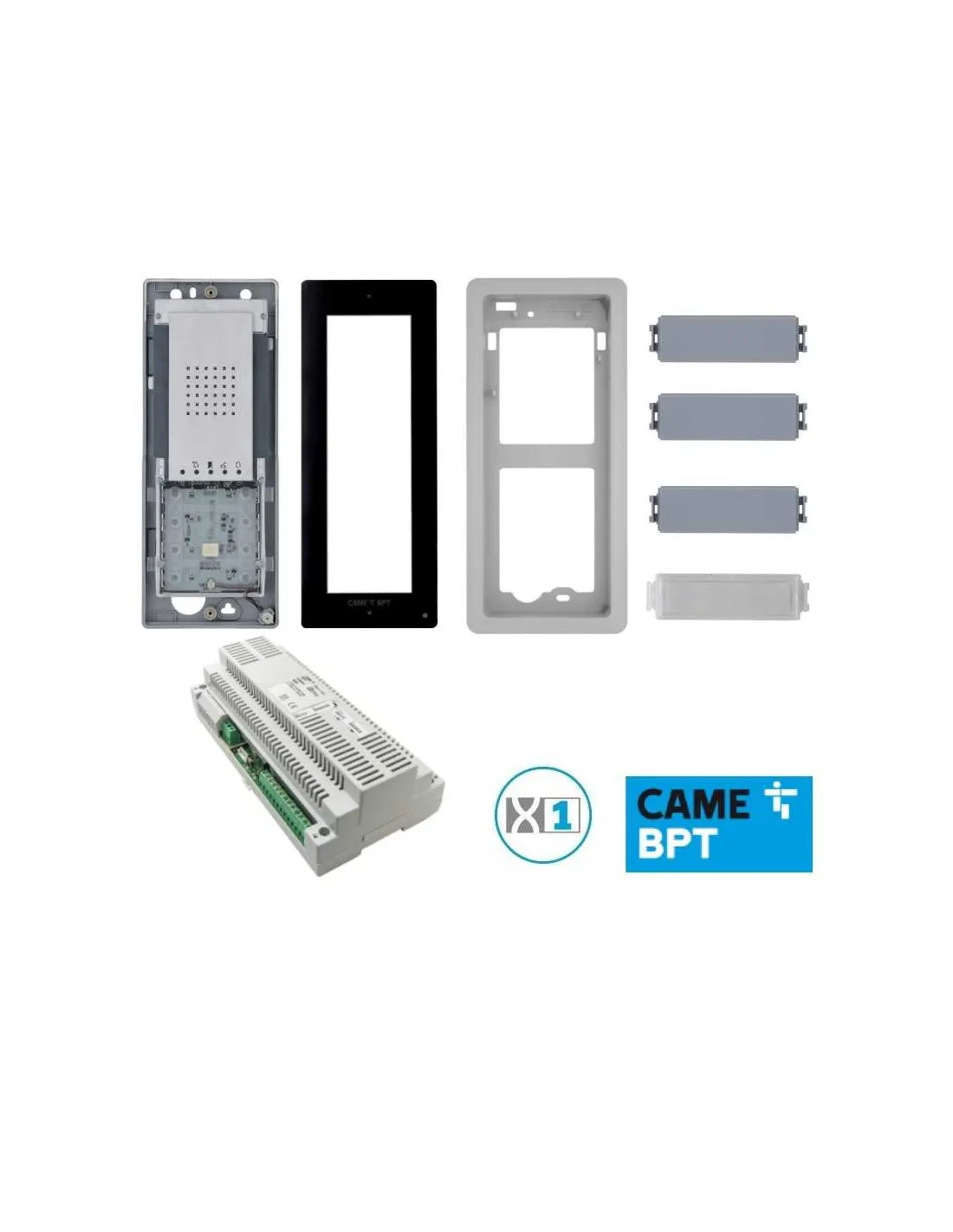 Trade Button For Intercom BPT basic intercom kit with THANGRAM pushbutton panel, 2 wire system