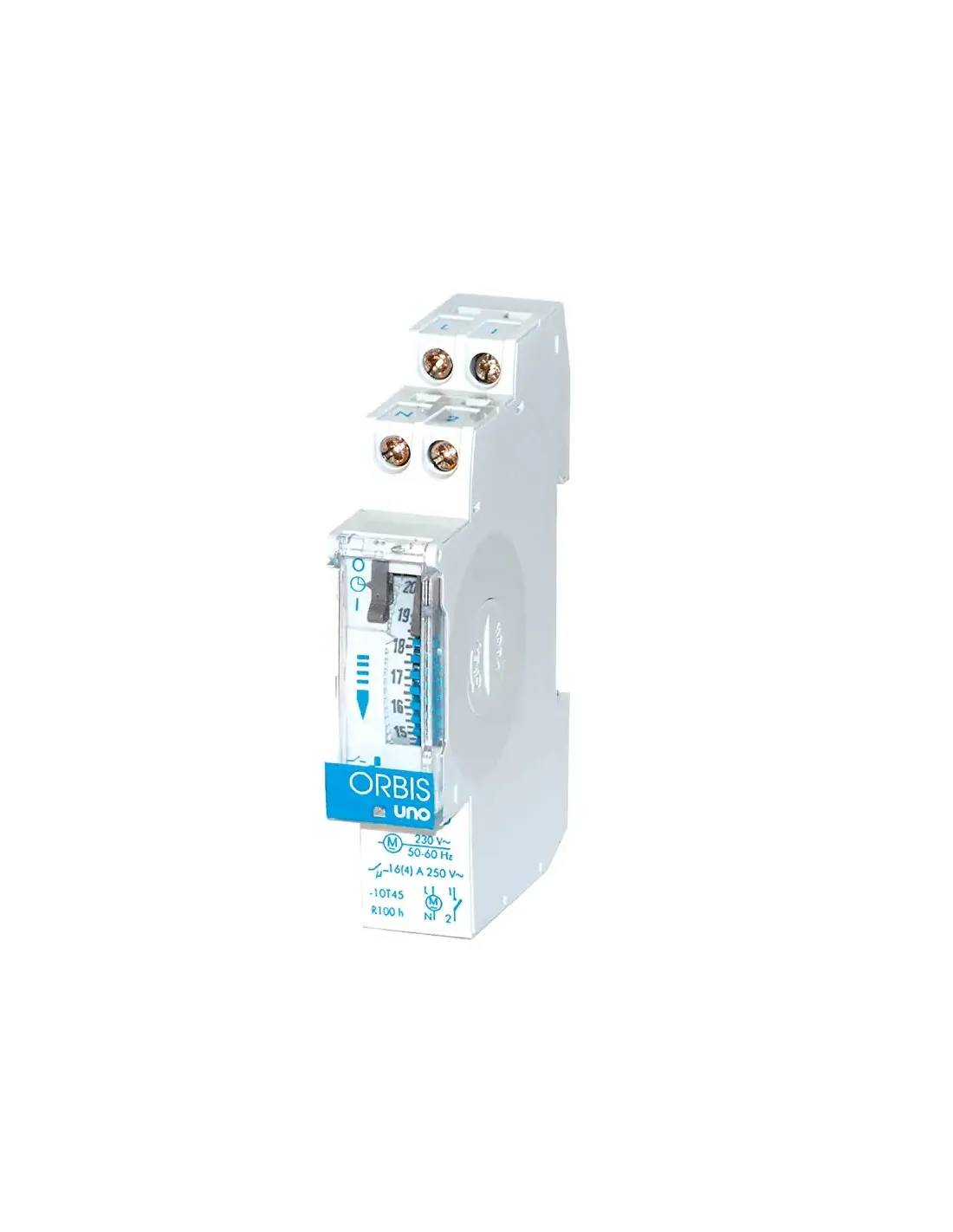 Orbis UNO QRD time switch with riders 1 module OB400232 | Elettroclick