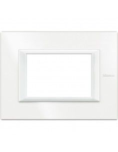 Bticino Axolute Placca 3 Moduli Bianco Monochrome HA4803HD-BTI HA4803HD-BTicino