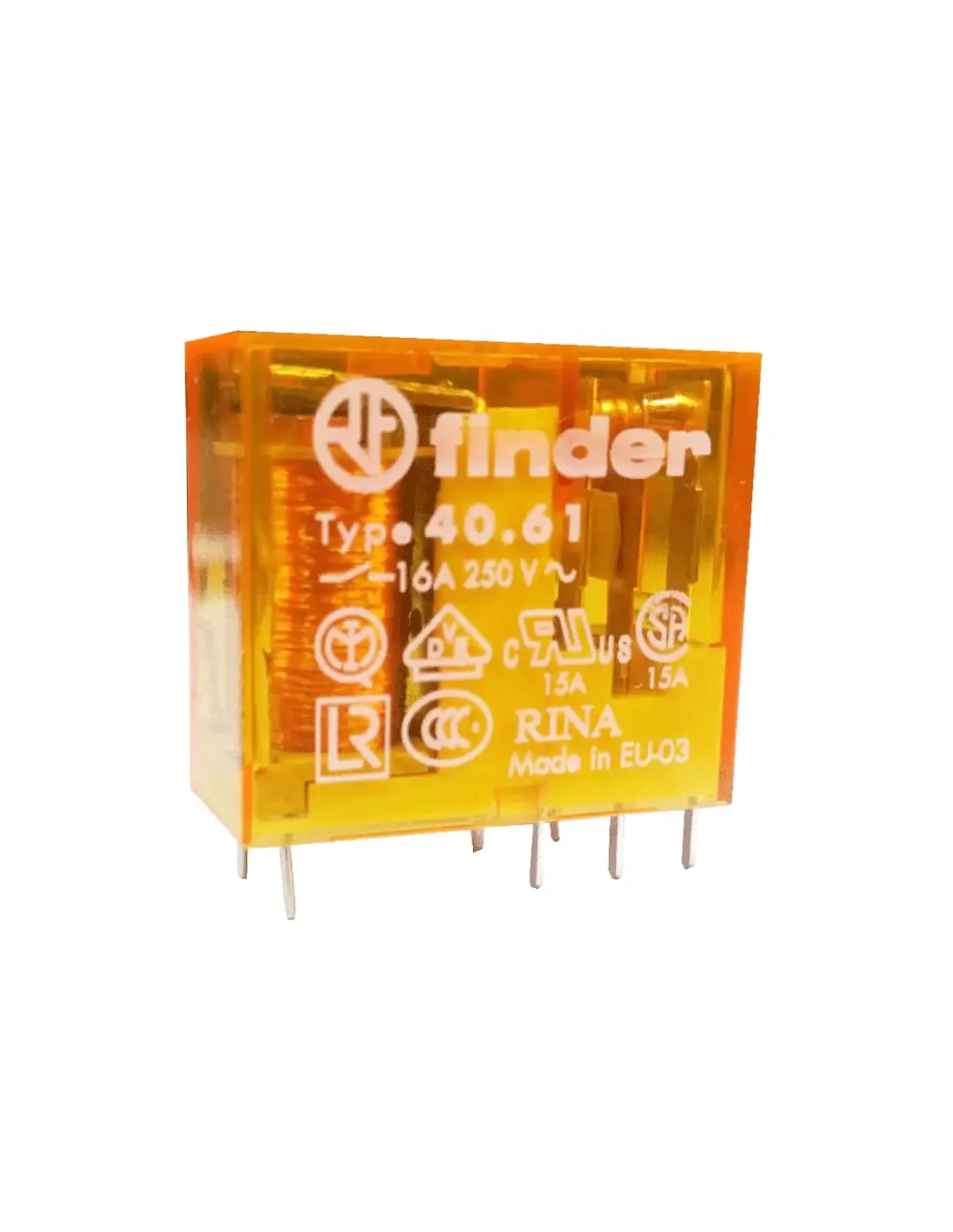 Mini Relay Finder 1 exchange 16A coil 12VAC alternating 406180120000 ...
