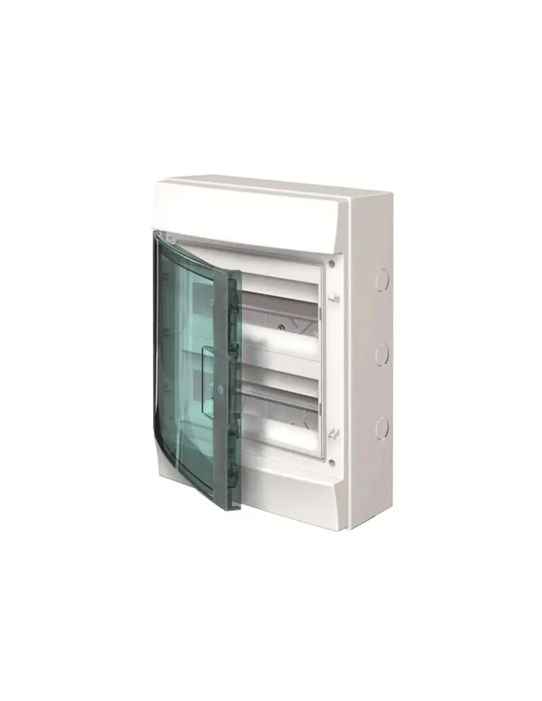 ABB gray wall-mounted switchboard 24 modules with IP65 door 65P12X22