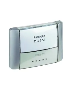 Bticino pulsante portanome IP55 Retroilluminato 26108T-BTI 26108T-BTicino