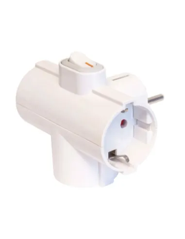 4 prese da incasso Schuko con contatto di protezione, presa da incasso, IP20 (5403 bianco