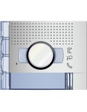 Standard A/V front panel 1 button on single column Allmetal finish