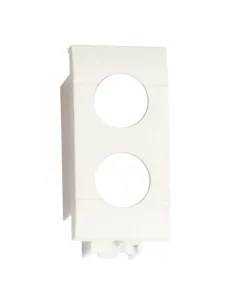 Adapter for PDM00 Fracarro 2 holes Bticino Living Light white 280802-FRA 280802-Fracarro 2
