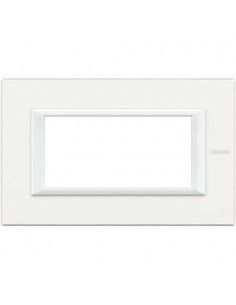 Bticino Axolute Placca 4 Moduli Bianco Monochrome HA4804HD-BTI HA4804HD-BTicino