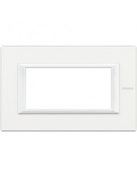 Bticino Axolute Placca 4 Moduli Bianco Monochrome HA4804HD-BTI HA4804HD-BTicino