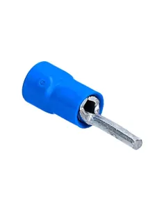 10 Cosses à Œil Bleues – Diamètre 8,4 Mm – Pour Câbles 1.5 à 2.5 Mm² – Acier – Neuf Sous Sachet