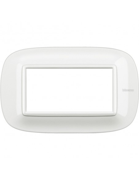 BTicino HB4804HD Axolute - placca 4 moduli bianco axolute-BTI HB4804HD-BTicino