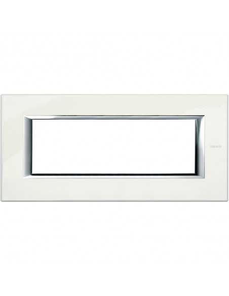 BTicino HA4806BG Axolute - placca 6 moduli bianco limoges-BTI HA4806BG-BTicino