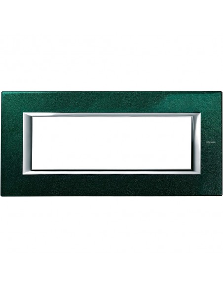 BTicino HA4806VS Axolute - placca 6 moduli verde sevres-BTI HA4806VS-BTicino