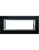 BTicino HA4806XS Axolute - 6-module brushed anthracite plate