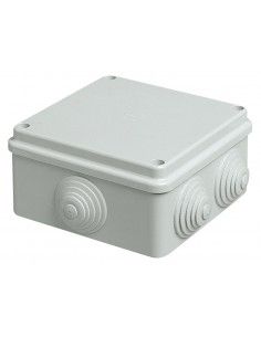 Scatola di derivazione da esterno Vimar quadrata passacavi IP55 V55104-VIW V55104-Vimar