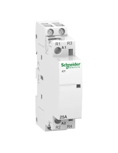 Schneider Electric ICT 25A 2NC 230/240Vca – Interruttore E Accessorio Per Quadri Elettrici, Alta Qualità