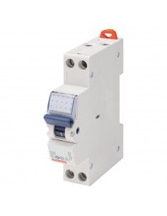 Interruttore Magnetotermico Gewiss 6A 1P+N 4,5KA C 1 Modulo GW90025-GEW GW90025-Gewiss
