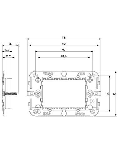 OPTIMAL G3-967 Giunto di Supporto / Guida conveniente