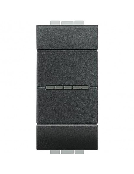 Bticino LivingLight interruttore assiale 10A 1P antracite L4051N-BTI L4051N-BTicino