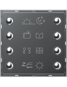 BTicino H4652 Axolute - comando 8 pulsanti-BTI H4652-BTicino