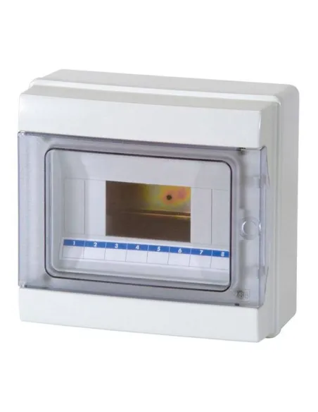 Master wall switchboard with 8 Modules IP65 port M04908-T | Elettroclick
