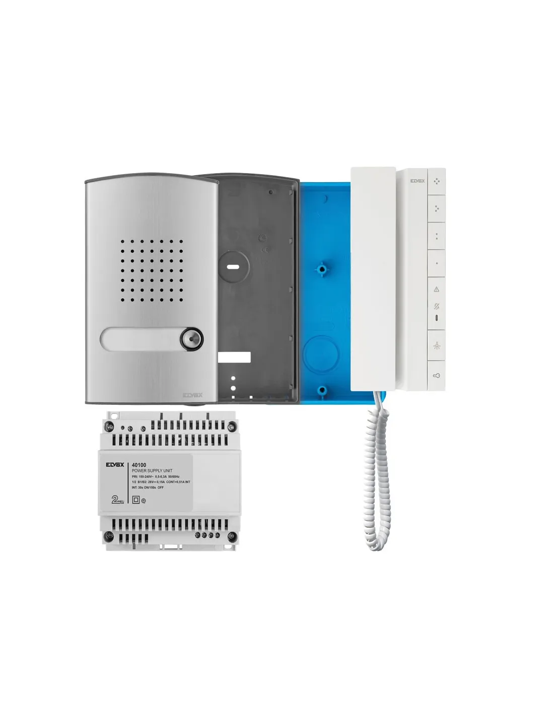 Elvox Vimar VOXIE Due Fili Plus K40542.E Single-Family Intercom Kit