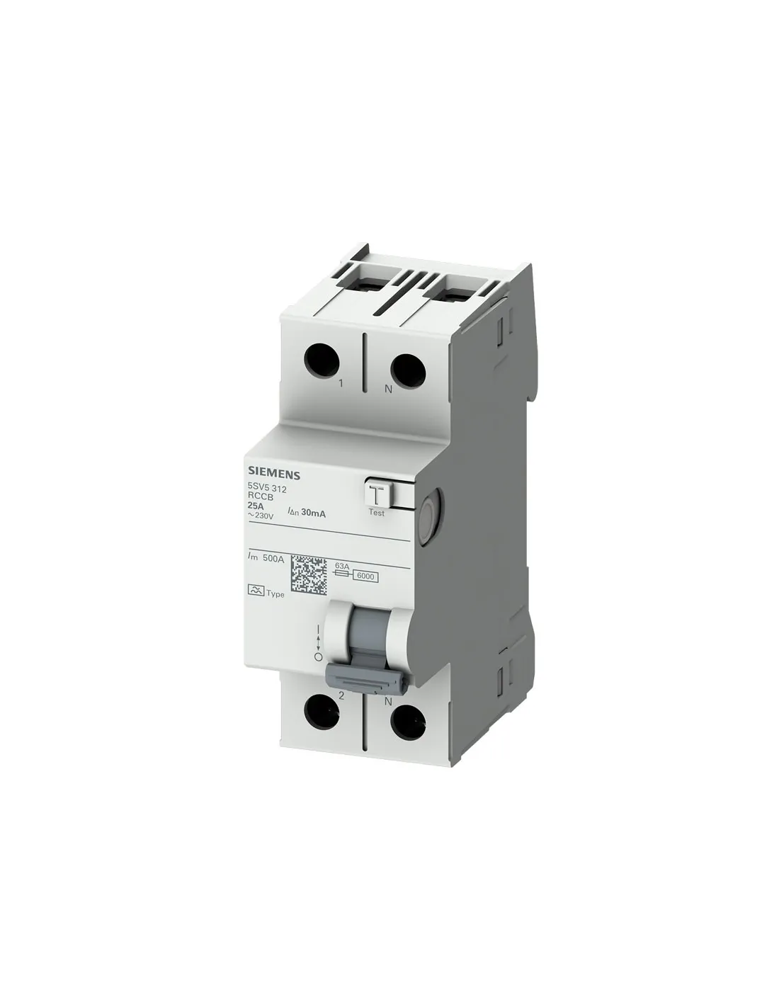 Disjoncteur SIEMENS 5SY8625-8 – D25, 30kA – Occasion, Fonctionnel (réf. Merlin Gerin)