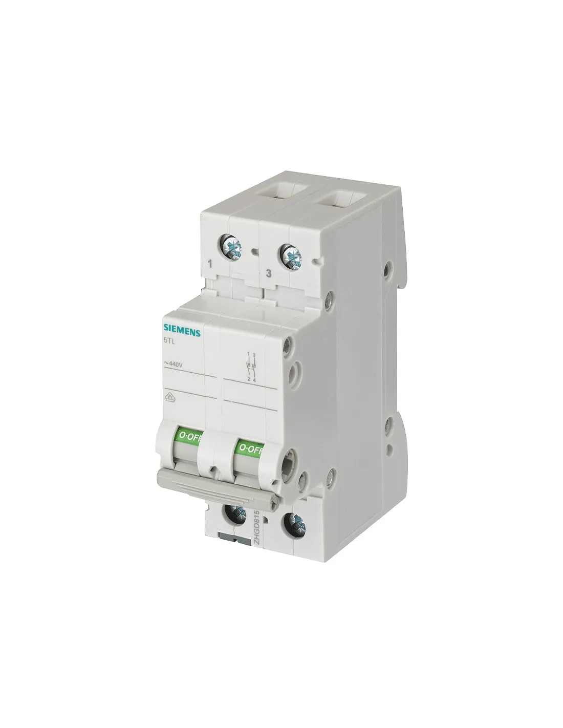 Siemens 2P 32A 2 module switch disconnector | Elettroclick
