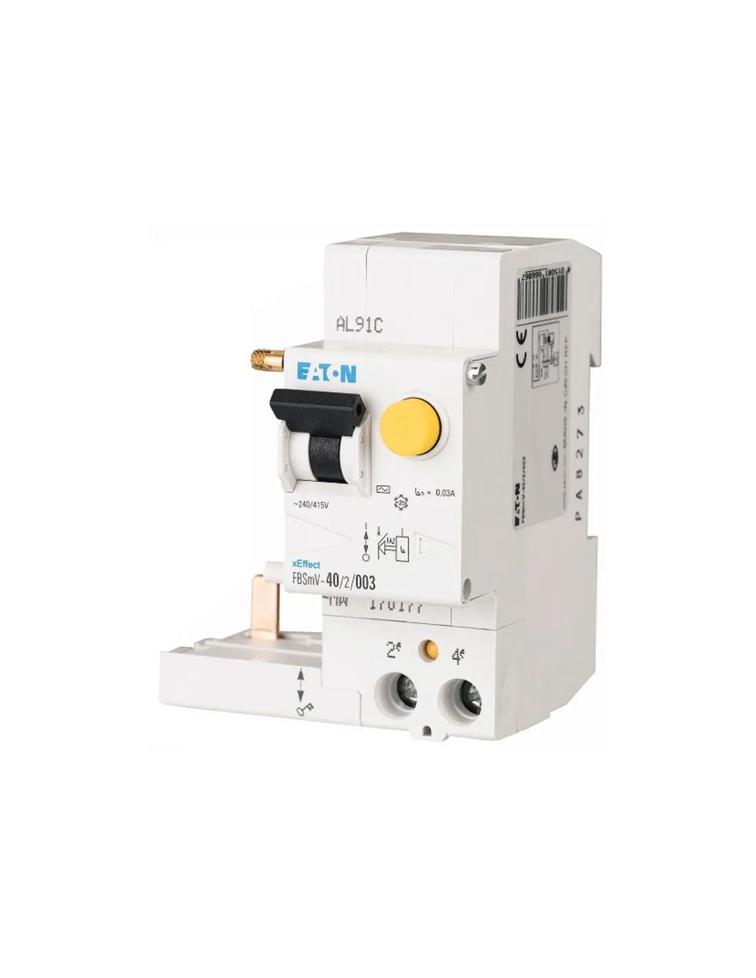 Eaton 277375 Interruttore Ausiliario A Mattone - 2 NC - Morsetto A Vite - Per Quadri Elettrici