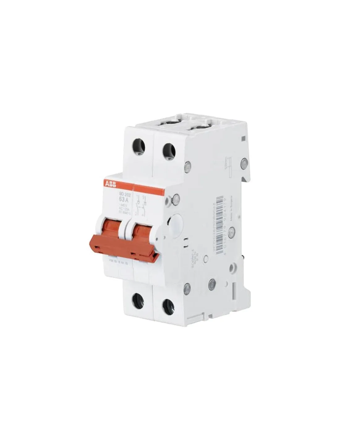 Disconnect Module Abb SD202/40 2P 40A 2 Modules M990415 disconnect switch