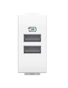 Bticino LivingLight presa usb singola alimentazione diretta tipo A 1M N4191A BTicino - Elettroclick