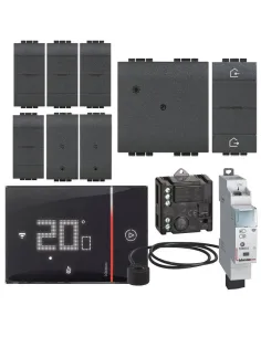 Kit Starter Plus Bticino LivingLight Antracite per Luci Prese ed Energia... BTicino - Elettroclick