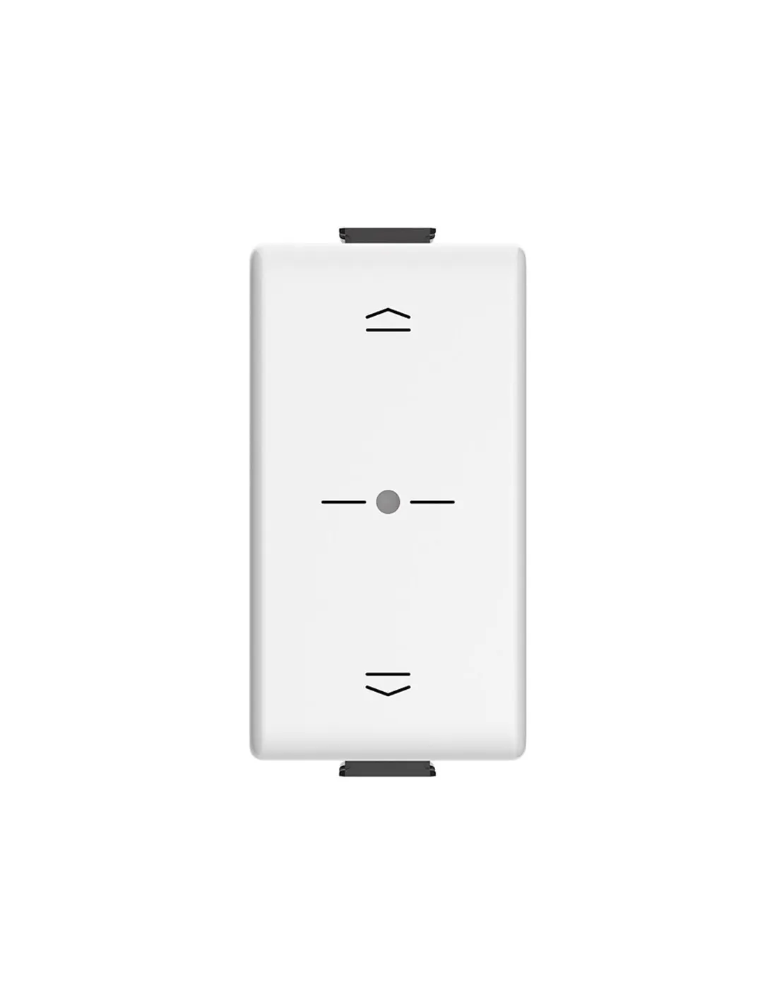 Tastschalter Normalerweise Geöffnet – 1P 16A, Kompatibel Mit Bticino Matix, 1-Sitzer Modul, Weiß