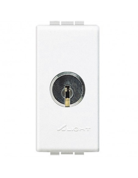 Deviatore Bticino LivingLight 1P 16A a chiave N4022-BTI N4022-BTicino