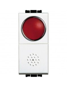 BTicino N4038R LivingLight - pulsante con portalampada-BTI N4038R-BTicino