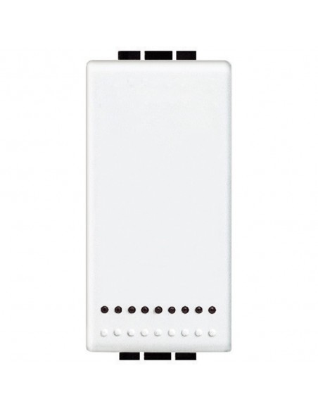 BTicino N4044N LivingLight - pulsante doppio con contatti indipendenti-BTI N4044N-BTicino