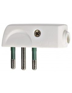 Vimar 00207.B - spina 16A piatta bianco-VIW 00207.B-Vimar
