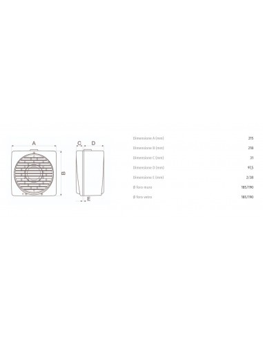 Vortice 12611 Vario 150/6 P Exhaust Fan 135 M3/h Air Flow Window / Wall - View #9