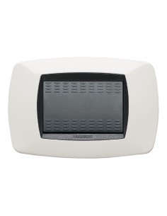 Master 39TC103 Modo - placca 3 posti bianco