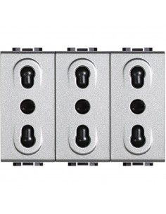 BTicino NT4180/3 LivingLight - presa triplex-BTI NT4180/3-BTicino