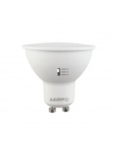 Lampo DIKLED8W230VMC - lampada LED GU10 8W 3/4/6000K