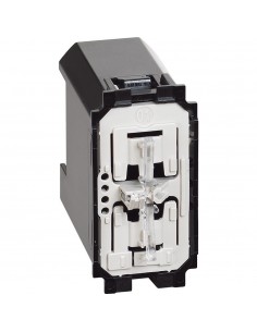 BTicino ASTL4180 Kit10pcs LL - pr 2P T 10/16A 250Vac bip, noir, 10 pièces