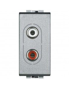 BTicino NT4281 LivingLight - connettore RCA x2-BTI NT4281-BTicino