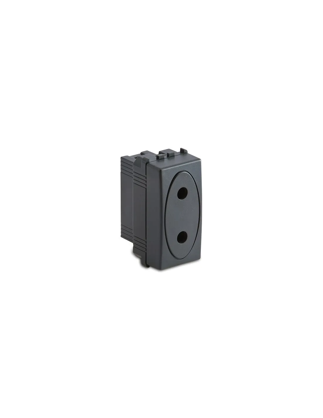 Master MODO Presa 2P 10A 250V f.dia.4.8 GRIGIO MST 31182 | Elettroclick