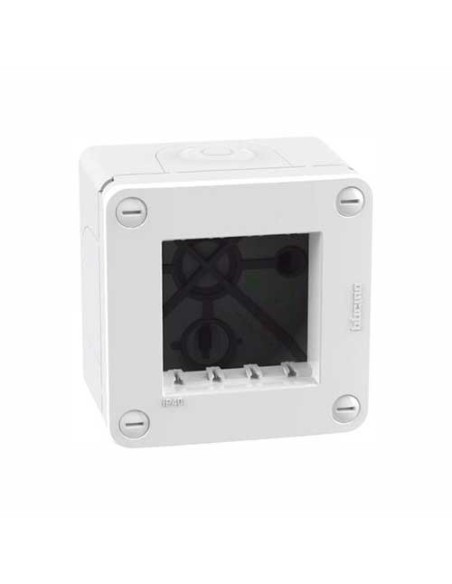 Bticino MatixGO IP40 box 2 modules - white | Elettroclick