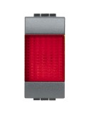 BTicino L4371R LivingLight - portalampada con diffusore rosso