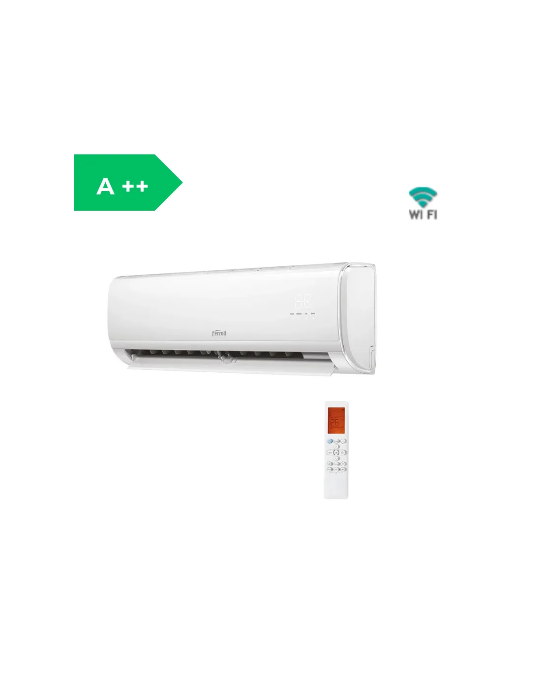 Unité intérieure R32 Gree PULAR WiFi 18000 btu 5.0 Kw pour système mono et mu