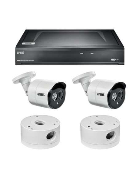 Telecamera Bullet Urmet IP 5MP Starlight Con Ottica 2.8mm - 1099500B - Analisi Video, IR 30m, POE, IP67 - 2