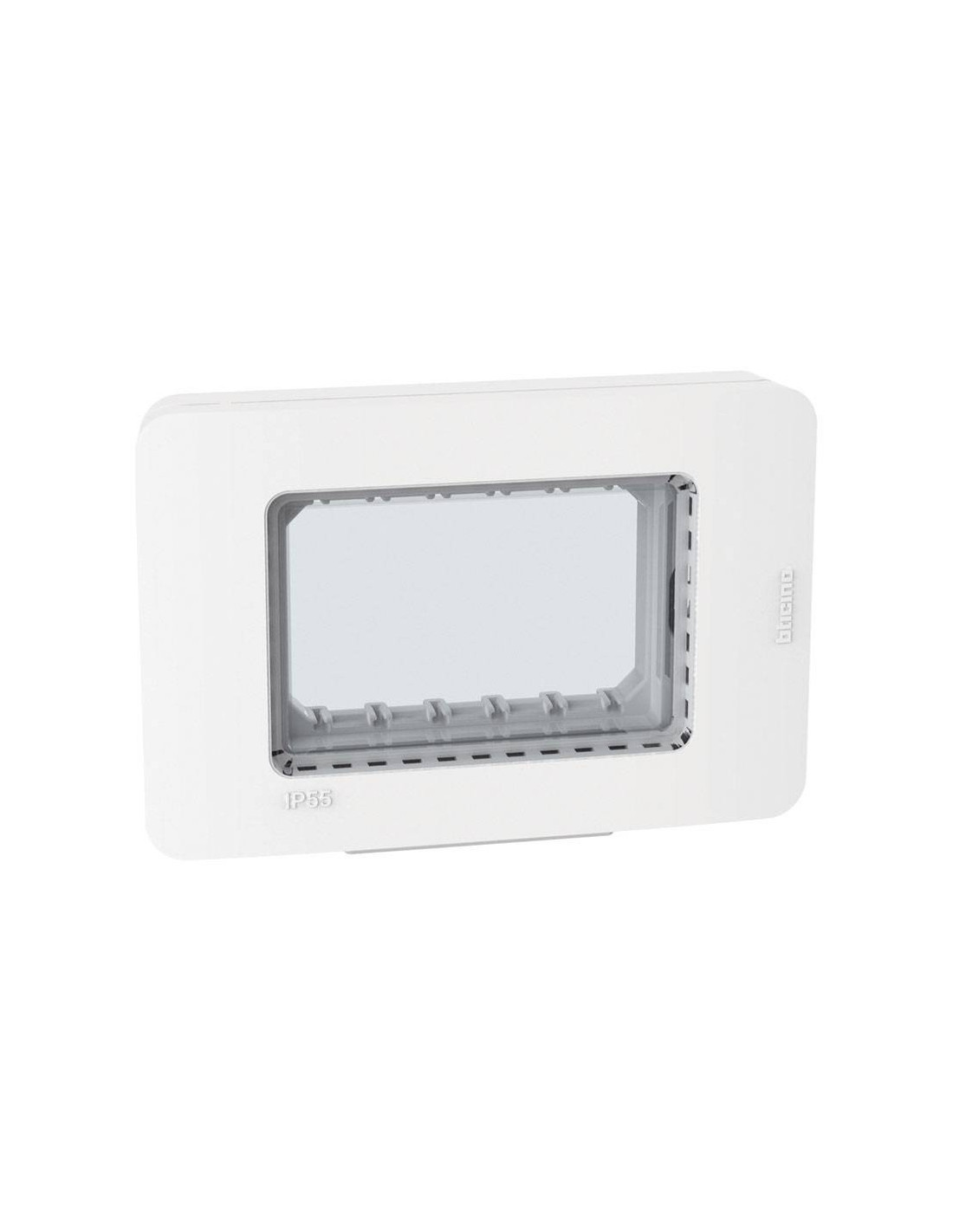 IP55 Bticino MatixGO 3-module white waterproof plate 28603W | Elettroclick