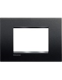 LivingLight | Neutri square plate in anthracite 3-place technopolymer